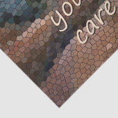 Zuidwest Native American Moa Earth-ontkoppeling Tissuepapier (Detail)