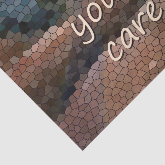 Zuidwest Native American Moa Earth-ontkoppeling Tissuepapier (Detail)