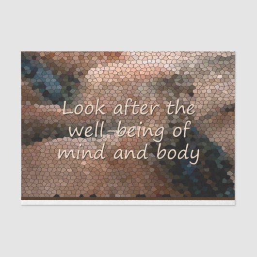 Zuidwest Native American Well Bezig met ontbinding Tissuepapier (Voorkant)