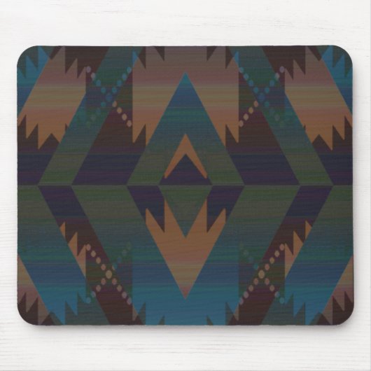 Zuidwest ontwerp Aztec Print Mousepad Muismat (Voorkant)