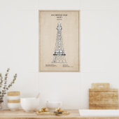Zuidwest Pass Vuurtoren - Louisiana - SBD Poster (Keuken)
