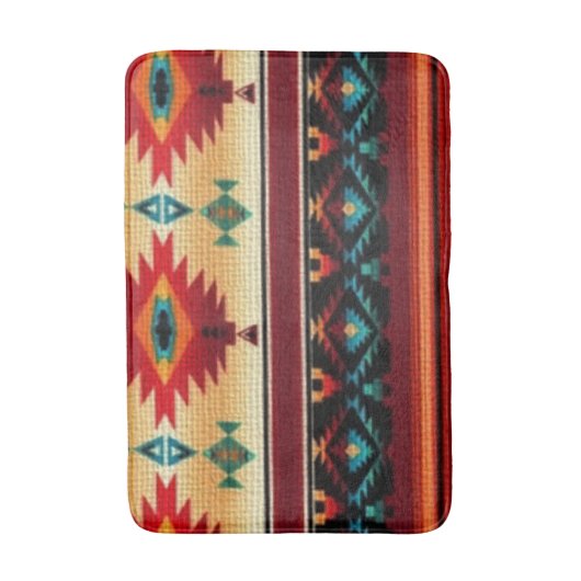 Zuidwest patroon leuk medium badmat (Voorkant Verticaal)