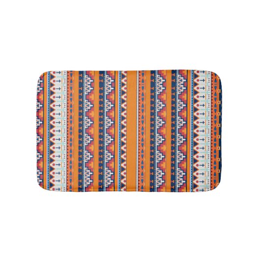 Zuidwest Pattern Boho Rustic Badmat (Voorkant)