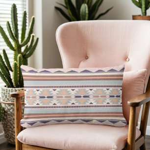 Zuidwest Peach Tribal Pattern   Kussen