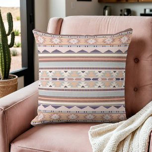 Zuidwest Peach Tribal Pattern   Kussen