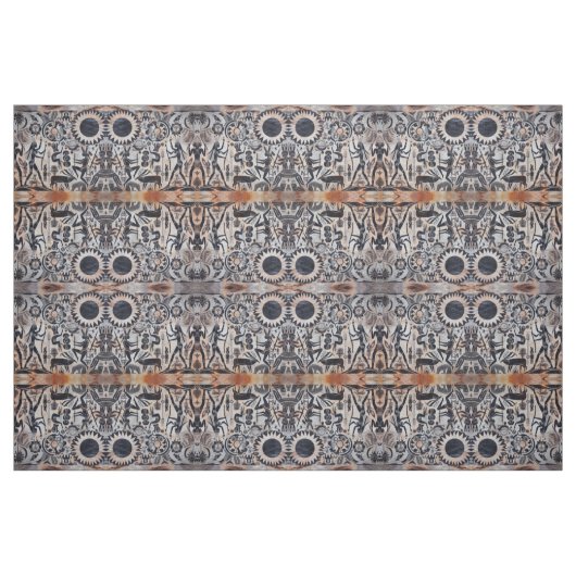 Zuidwest Petroglyphs Kachina Dancer Pattern Stof (Fat Quarter)