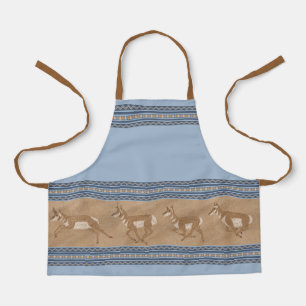 Zuidwest Pronghorn Antilope Blauwe Rand Klein Schort