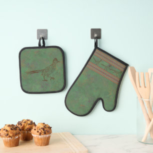 Zuidwest Renner Alsem Groen Ovenwant & Pannenlap Set