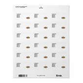 Zuidwest - Retouradres Etiket (Full Sheet)