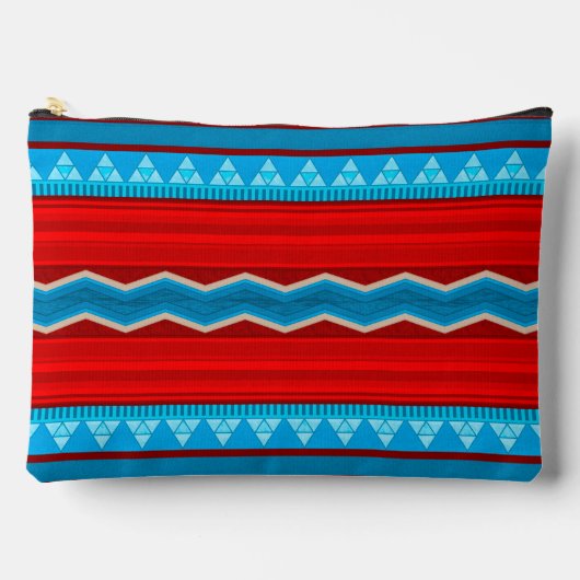 Zuidwest River Canyon Red en Turquoise Large Etui (Voorkant)