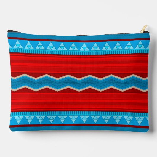 Zuidwest River Canyon Red en Turquoise Large Etui (Achterkant)