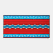 Zuidwest Rivier Canyon Geometrisch Rood Turkoois Bureaumat (Voorkant)
