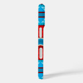 Zuidwest Rivier Canyon Geometrisch Rood Turquoise Case-Mate iPhone Case (Achterkant / Rechts)