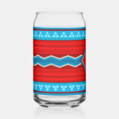 Zuidwest Rivier Canyon Rood Turquoise Monogram Blikvorm Glas (Rechts)