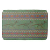 Zuidwest Roadrunner Sagebrush Green Bath Mat (Voorkant)