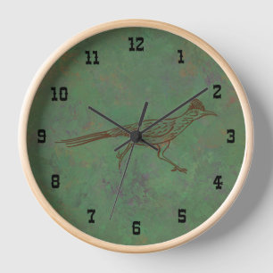 Zuidwest Roadrunner Sagebrush Groen Omlijst
