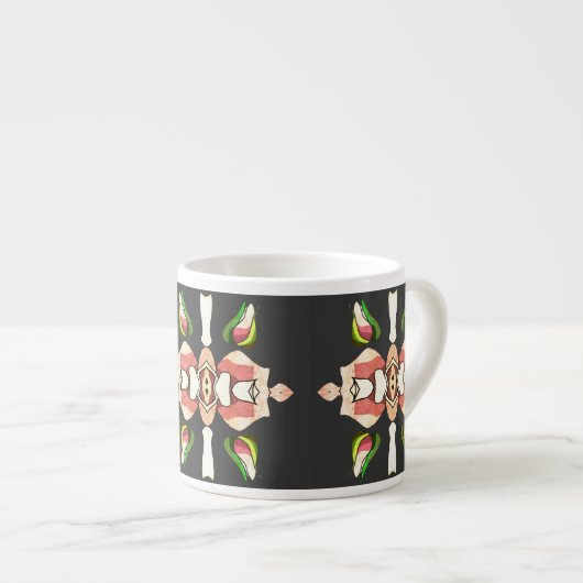 Zuidwest roos roze espresso cup door FRenee2 Espresso Kop (Voorkant rechts)