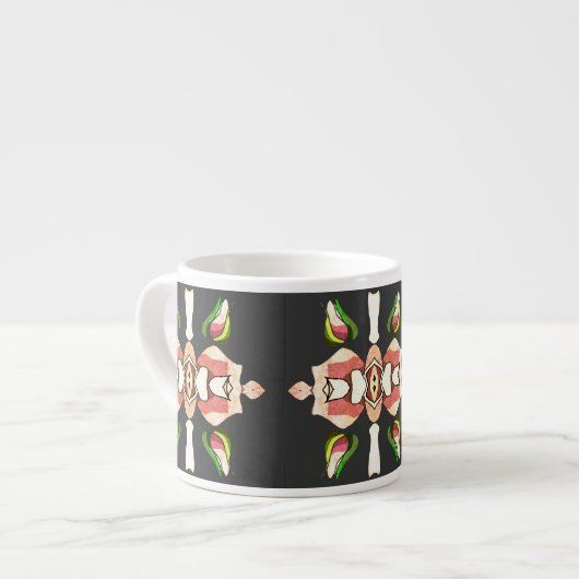 Zuidwest roos roze espresso cup door FRenee2 Kop (Links)