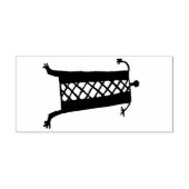 Zuidwest, rotskunst, rotstekeningen rubberstempel (Afrduk)