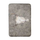 Zuidwest-Rustic Ranch Skull Brown Splatter Badmat (Voorkant Verticaal)