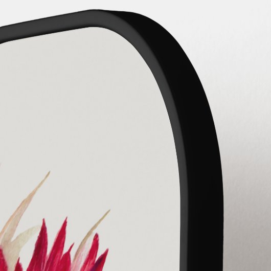 Zuidwest Rustic Wood Red Flower Cactus Cacti Wire Pickleball Paddle (Links Detail)