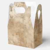 Zuidwest rustieke crème bedankdoosjes (Geopend)