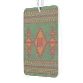 Zuidwest Sagebrush Green Geometric Custom Initiaal Luchtverfrisser (Links)