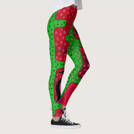 Zuidwest Saguaro Cactus Vogels Aerobics Leggings
