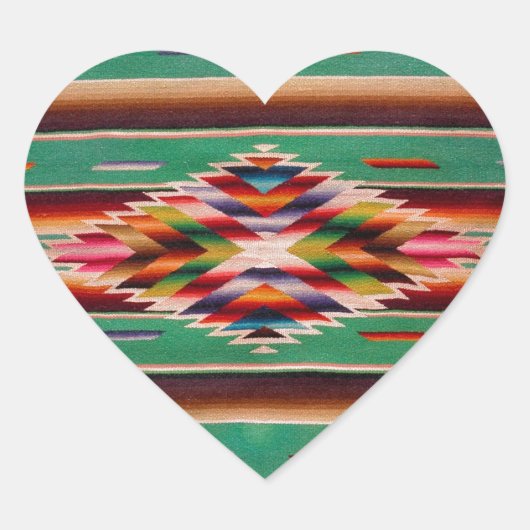 Zuidwest-Saltillo Hart Sticker (Voorkant)