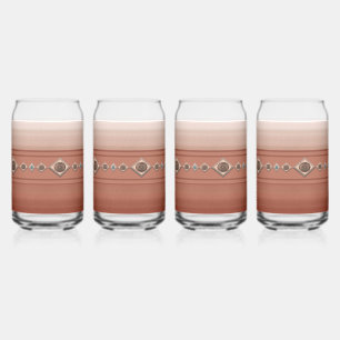 Zuidwest Sandstone Canyon met Coppery Conchos Blikvorm Glas