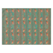 Zuidwest Schattige Javelina familie koper Blauwgro Tafelkleed (Voorkant (Horizontaal))