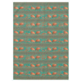 Zuidwest Schattigee Javelina familie koper Blauwgr Tafelkleed (Voorkant)