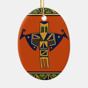 Zuidwest Sjamaan Geest Keramisch Ornament
