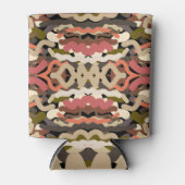 Zuidwest Squigggly Wiggly Earth Toon Abstract Blikjeskoeler (Voorkant)