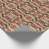 Zuidwest Squigggly Wiggly Earth Toon Abstract Cadeaupapier (Hoek)