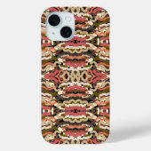 Zuidwest Squigggly Wiggly Earth Toon Abstract Case-Mate iPhone Case (Achterkant)