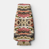 Zuidwest Squigggly Wiggly Earth Toon Abstract Flesjeskoeler (Voorkant)