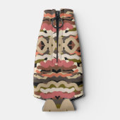 Zuidwest Squigggly Wiggly Earth Toon Abstract Flesjeskoeler (Achterkant)