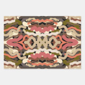 Zuidwest Squigggly Wiggly Earth Toon Abstract Inpakpapier Vel (Voorkant 3)