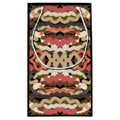 Zuidwest Squigggly Wiggly Earth Toon Abstract Klein Cadeauzakje (Achterkant)