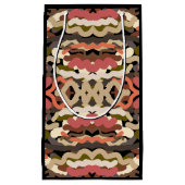 Zuidwest Squigggly Wiggly Earth Toon Abstract Klein Cadeauzakje (Voorkant)