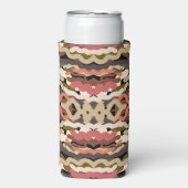 Zuidwest Squigggly Wiggly Earth Toon Abstract Seltzer Blikjeskoeler (Seltzer Voorkant)