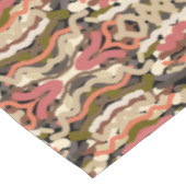 Zuidwest Squigggly Wiggly Earth Toon Abstract Tafelkleed (Gekanteld)