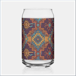 Zuidwest Stamgoud Turquoise Donkerpaars Blikvorm Glas