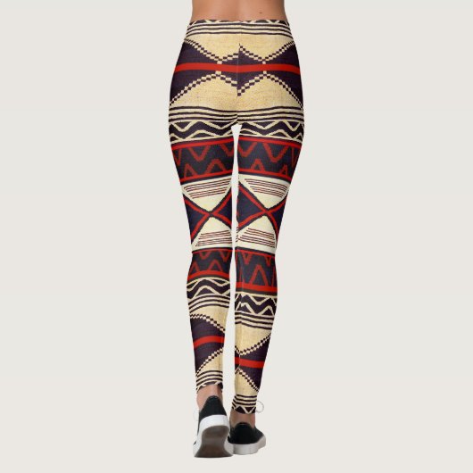 Zuidwest Stammeskunst Leggings (Achterkant)