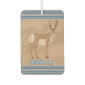 Zuidwest Standing Pronghorn Antelope Gepersonalise Luchtverfrisser (Voorkant)