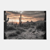 Zuidwest Sunrise Arizona Roadrunner Doormat Deurmat (Voorkant)