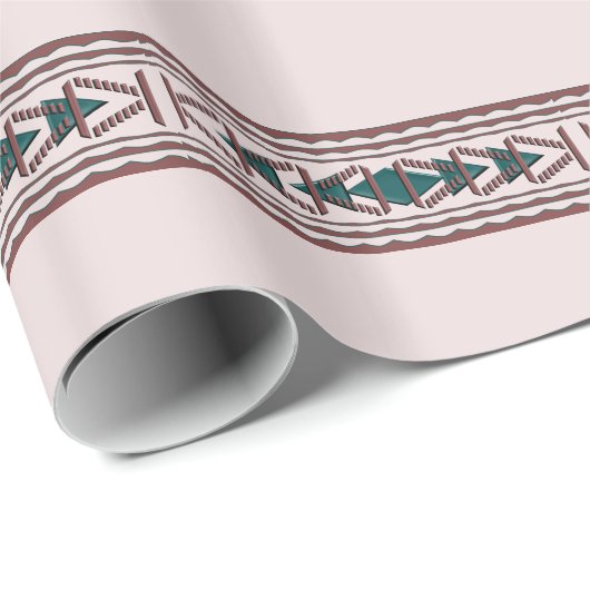 Zuidwest-tapijtschelppapier Cadeaupapier (Rol Hoek)