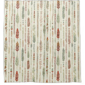 Zuidwest Terra Cotta Boho Douchegordijn (Voorkant)