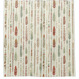 Zuidwest Terra Cotta Boho Douchegordijn